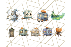 68 Midnight Monster Camp Out Clipart PNG, Halloween Png Product Image 3