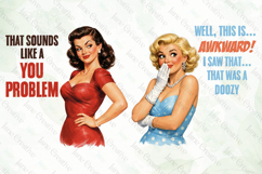 Funny Pin-up Girl Clipart Product Image 1