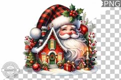 Christmas Santa Sublimation - Clipart PNG Design Product Image 1