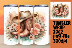 DYNAMIC 20oz Tumbler Artwork , Western Product Image 1