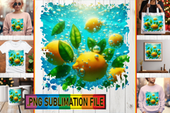 Stylish PNG Art for TSHIRTS, 3D Fruits Product Image 1