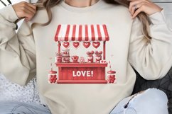 Cute Watercolor Valentines Day Clipart PNG Product Image 1