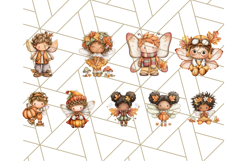 Fall Fairy Clipart PNG, Autumn Fairy People With Wings Product Image 3