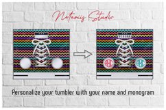 Monogram Sneaker patterns for 20oz SKINNY TUMBLER. Product Image 3