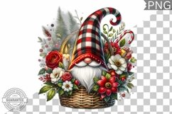 Christmas Gnome Sublimation - Clipart PNG Design Product Image 1