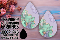 Lovely Teardrop Design for Sublimation Projects , Abstract P Product Image 1