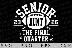 Senior Aunt SVG | SVG Cut files | Cricut Product Image 2