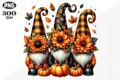 Halloween Gnomes Sublimation - Clipart PNG Design Product Image 1