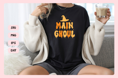 Spooky Bachelorette Party Saying SVG | Main Ghoul Product Image 3