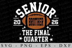 Senior Brother 2026 SVG | SVG Cut files | Cricut Product Image 2