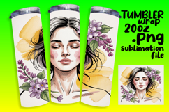 CHARMING 20oz Tumbler Design , Beauty Woman Product Image 1