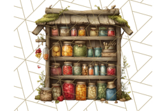 Cozy Cabin Critters Clipart PNG, Fall Animal Png Product Image 3