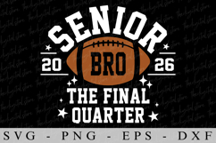 Senior Bro 2026 SVG | SVG Cut files | Cricut Product Image 3