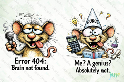 Silly Funny Mouse PNG Product Image 1
