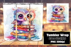 Watercolor Pet Party Tumbler Wrap - 20oz Product Image 1