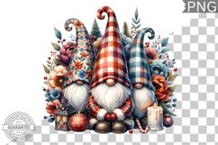 Christmas Gnome Sublimation - Clipart PNG Design Product Image 1