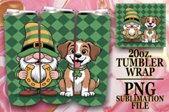 Blissful moments 20oz tumbler wrap, St Patricks Product Image 1