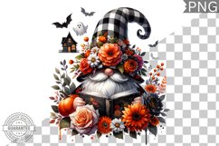 Halloween Gnome Sublimation - Clipart PNG Design Product Image 1
