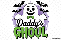 Daddy&#039;s Ghoul Svg | Halloween Svg | Svg Cut Files Product Image 1