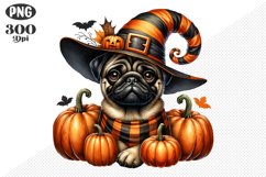 Halloween Dog Sublimation - Clipart PNG Design Product Image 1