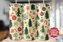 Christmas Tree Tumbler | Christmas Tumbler Wrap Product Image 1
