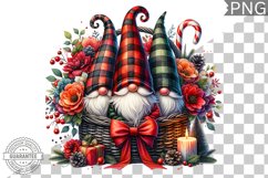 Christmas Gnome Sublimation - Clipart PNG Design Product Image 1