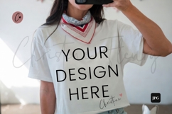 4th Of July White T-Shirt Mockup Product Image 1