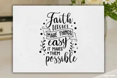 God Quote and Saying SVG Engraved | Faith SVG Product Image 2