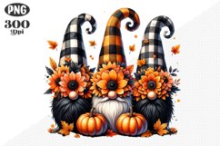 Halloween Gnomes Sublimation - Clipart PNG Design Product Image 1