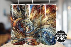 Stained On Stained Glass Tumbler Warp - Tumbler Design Product Image 1