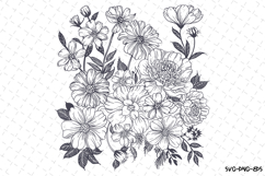 Flowers svg | Svg Files for Cricut | Shirt Svg Product Image 2