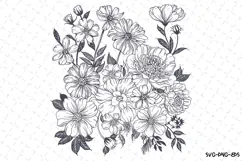 Flowers svg | Svg Files for Cricut | Shirt Svg Product Image 2