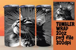 Chic Cat Collection: Sublimation Tumblers for Cat Lovers Product Image 1