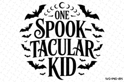 One Spook Tacular Kid Svg | Halloween Svg | Svg Cut Files Product Image 1