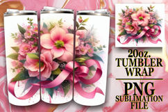 RADIANT REFLECTIONS 20oz TUMBLER WRAP, Flowers Product Image 1