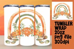 Bright Rainbow Wrap for 20oz Tumbler Sublimation Product Image 1