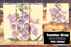20oz Watercolor Flowers Tumbler Wrap for Sublimation Product Image 1