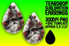 Playful Gnome Serendipity: Watercolor Teardrop Joy Product Image 1