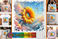 Whimsical TSHIRT PNG Designs, 3D Flower Product Image 1