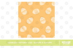 Easter Eggs Bunny Seamless Pattern PNG Sublimation Product Image 7
