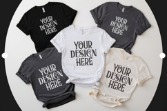 Christmas Family Matching Flat Lay T-Shirt Mockups Product Image 1
