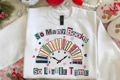 So Many Books So Little Time Png, Sublimation Design, Bookis Product Image 6