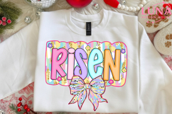 Glitter He is risen Png, Christian Easter Png, Easter Png Product Image 6