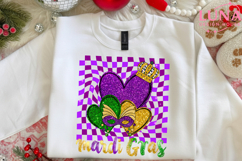 Mardi Gras Carnival PNG, Coquette Bow, Mardi Gras Y’all Png Product Image 4