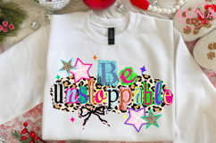 Be Unstoppable Believe in Yourself svg png sleeve design Product Image 6