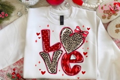 Leopard Love Png, Mama Valentine Png, Leopard Valentine Png Product Image 6