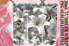 15x Dazzling 3D Spring Flower Tumbler Wrap Bundle PNG Product Image 6