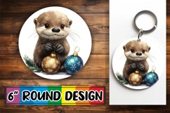 Dynamic Round Design for Sublimation , Xmas Product Image 1