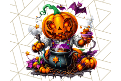 Spooky Café Cuties Halloween PNG Clipart, Holiday Elements Product Image 3