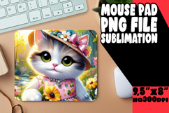 ENCHANTED mouse MAT Gift Inspiration, Cute Cat Product Image 1